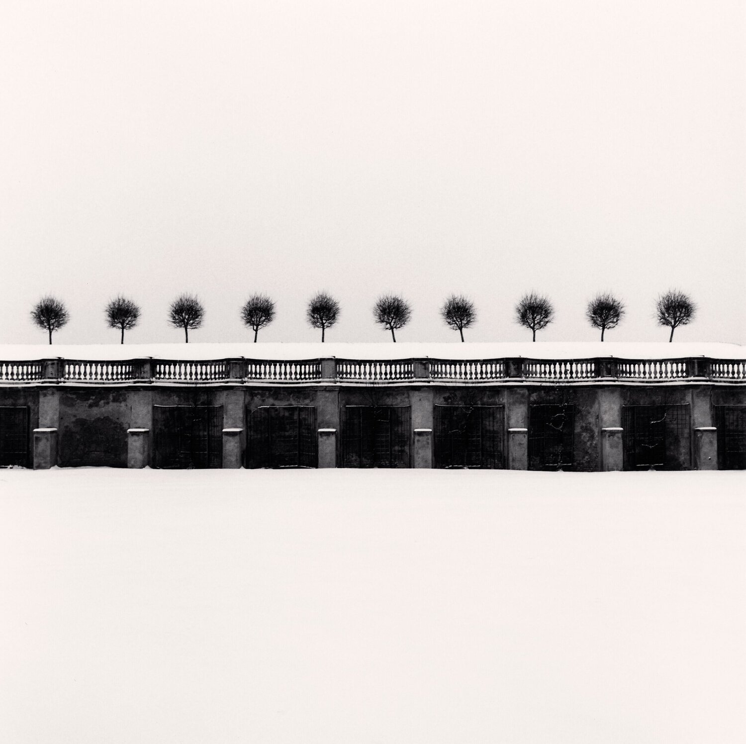Ten Trees, Peterhof, Russia. Michael Kenna