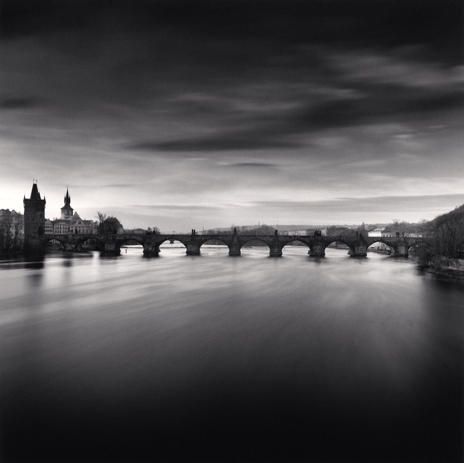 Charles Bridge, Study 6, Prague, Czechoslaovakia. Michael Kenna