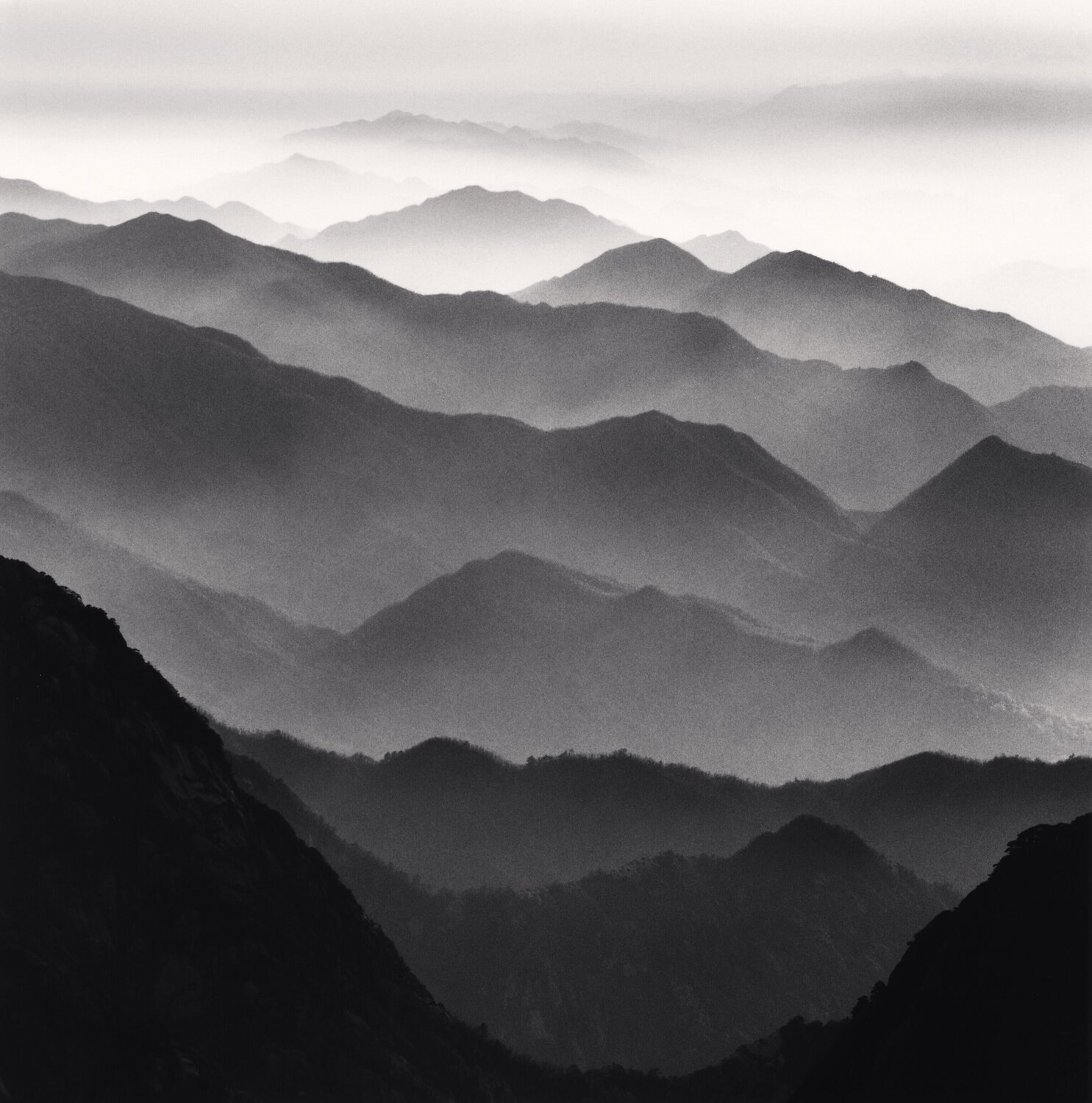 Huangshan Mountains, Study 42, Anhui, China. Michael Kenna