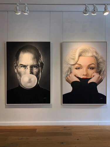 iBubble - Steve Jobs by Michael Moebius, Print for Sale on Singulart