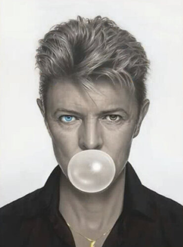 Aladdin Sane Bubblegum (Bowie) van Michael Moebius, Afdruk te koop op Singulart