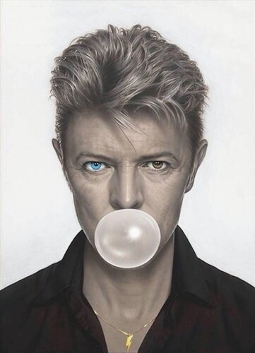 Aladdin Sane (David Bowie) van Michael Moebius, Afdruk te koop op Singulart