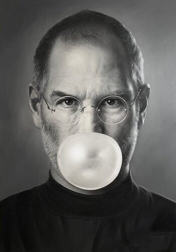 iBubble (Steve Jobs) van Michael Moebius, Afdruk te koop op Singulart