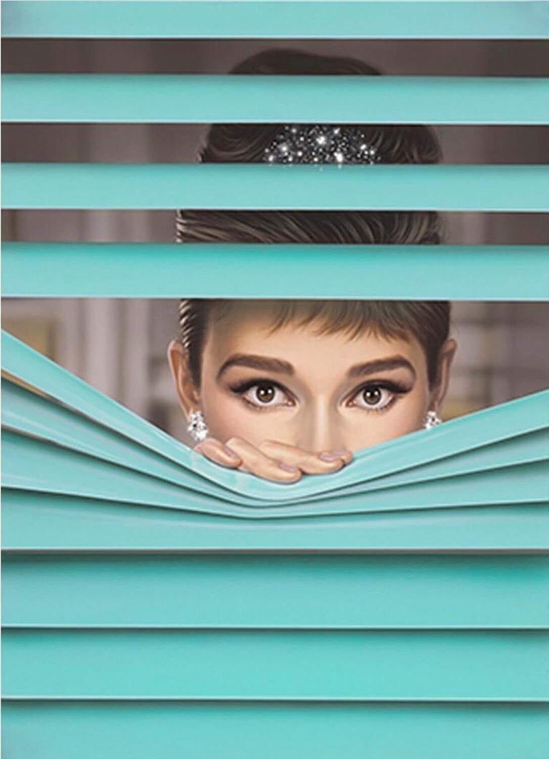 Audrey Tiffany Blue 2 Michael Moebius Stampa in vendita