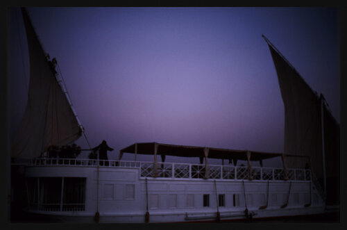 Ship on the Nile, Aswan, Egypt van Nan Goldin, Fotografie te koop op Singulart