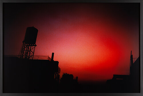 Red sky from my window, NYC by Nan Goldin, 사진 for Sale on Singulart