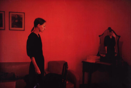 Suzanne With Mona Lisa, Mexico City 1981 by Nan Goldin, Photography for Sale on Singulart