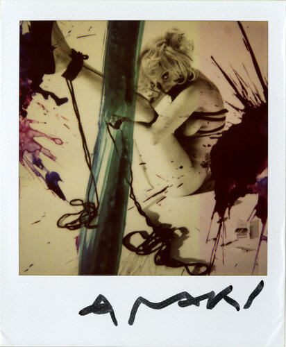 Lady Gaga, Bondage overpainting van Nobuyoshi Araki, Fotografie te koop op Singulart