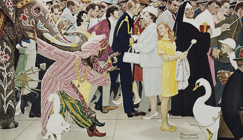 Saturday People van Norman Rockwell, Afdruk te koop op Singulart