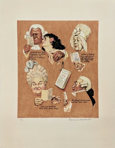 THE ROYAL CROWN van Norman Rockwell, Afdruk te koop op Singulart