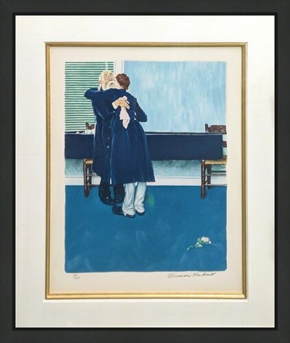THEN FOR THREE MINUTES, OR MAYBE FOUR van Norman Rockwell, Afdruk te koop op Singulart