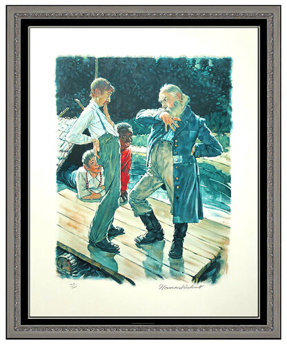 Your Eyes Is Lookin van Norman Rockwell, Afdruk te koop op Singulart
