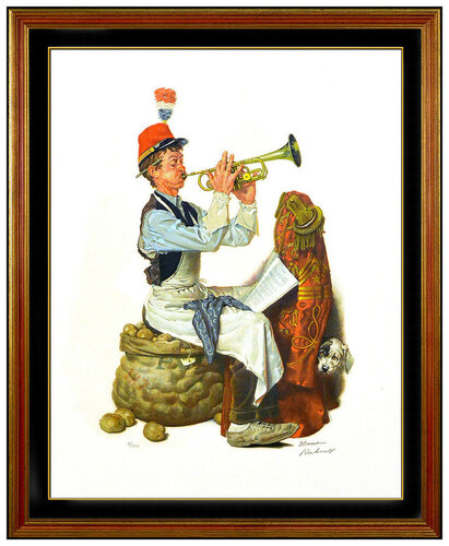 Trumpeter van Norman Rockwell, Afdruk te koop op Singulart