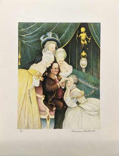BEN'S BELLES van Norman Rockwell, Afdruk te koop op Singulart