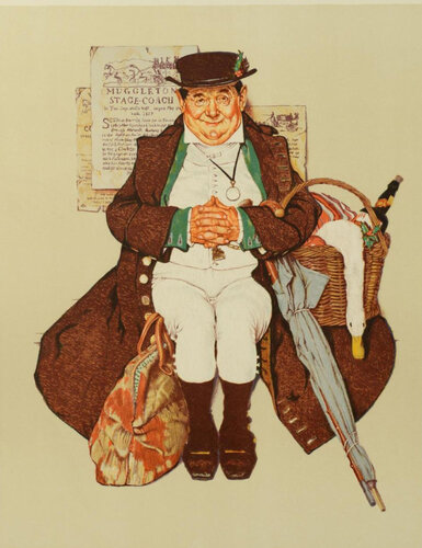 Muggleton Stagecoach by Norman Rockwell, 인쇄 for Sale on Singulart