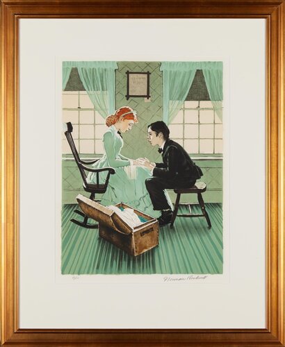 Miss Mary Jane de Norman Rockwell, Impresión a la venta en Singulart