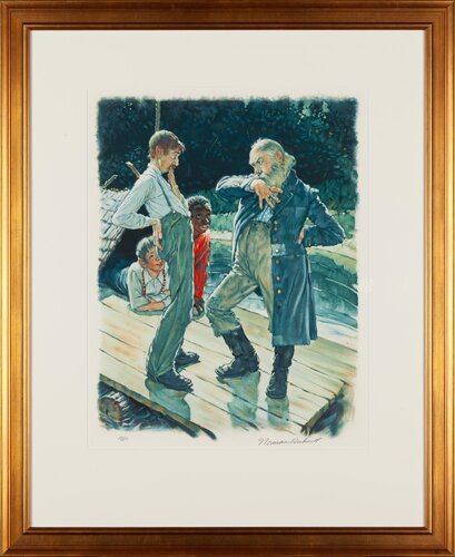 Your Eyes Is Lookin' par Norman Rockwell, Édition en vente sur Singulart