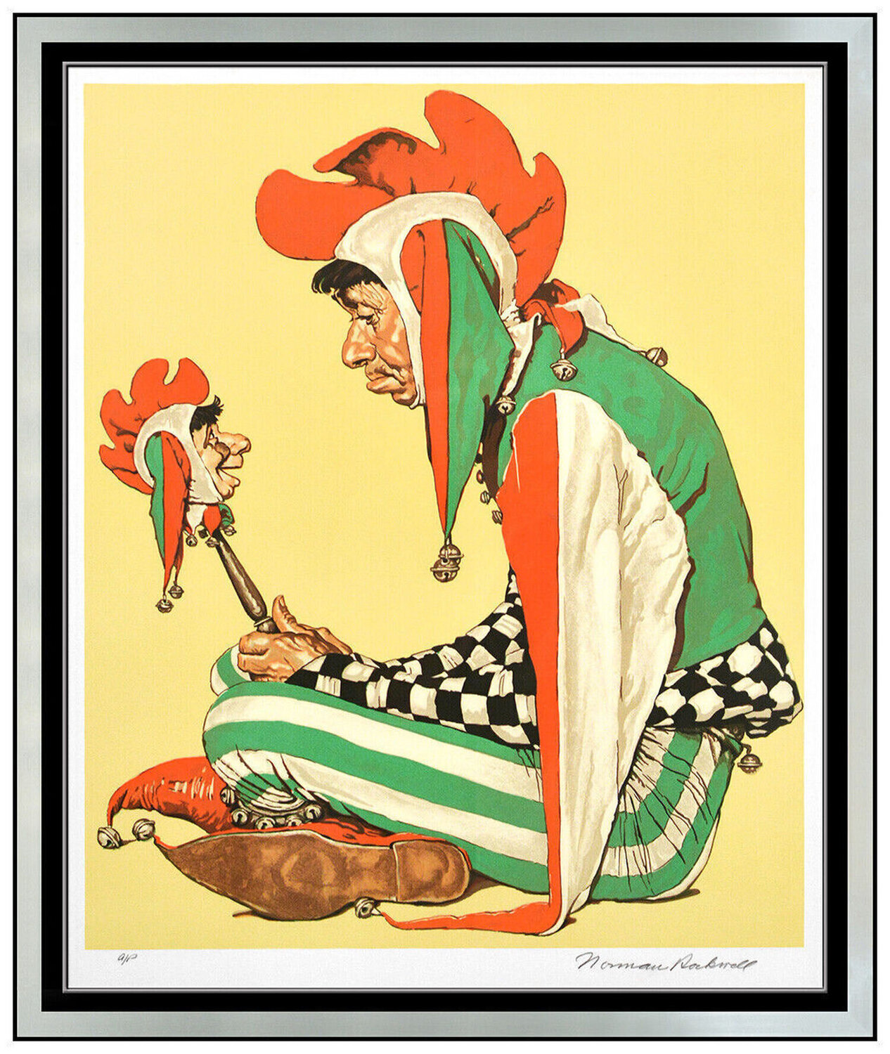 Jester Norman Rockwell Print for sale