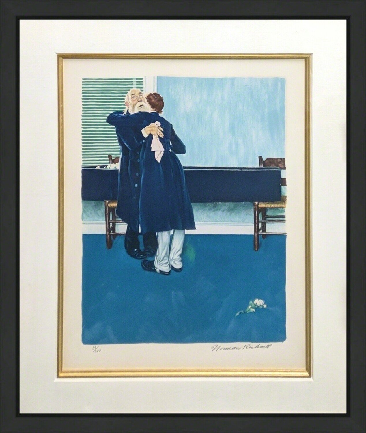THEN FOR THREE MINUTES, OR MAYBE FOUR Norman Rockwell Druck zu verkaufen