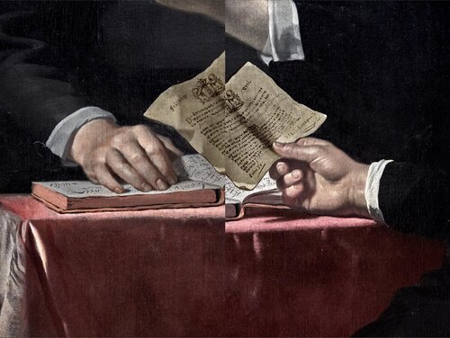 A Letter Interrupts the Meeting van Ola Kolehmainen, Fotografie te koop op Singulart