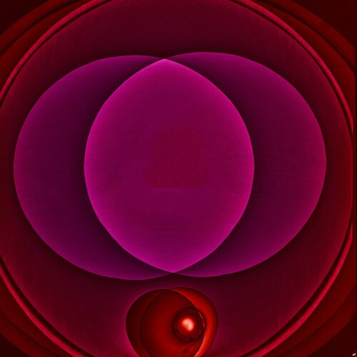 Suprematism Nr. 105 Circles and a bulb van Ola Kolehmainen, Fotografie te koop op Singulart