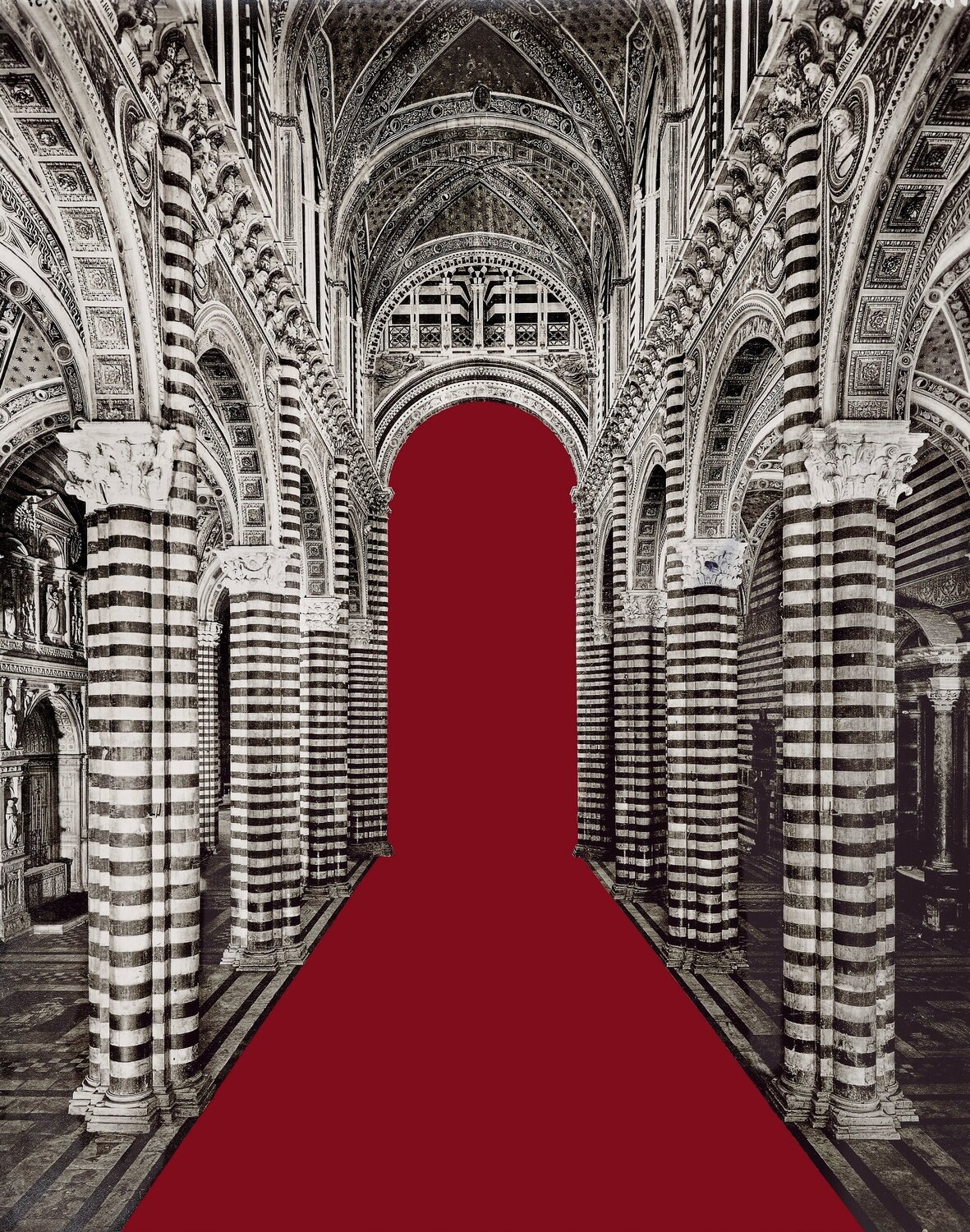 Suprematism Nr. 102 Siena dark Red Ola Kolehmainen Fotografie zu verkaufen
