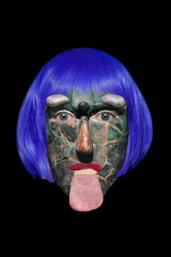 ORLAN hybridée aux figures Anthropomorphes Mayas n°13. van ORLAN, Fotografie te koop op Singulart