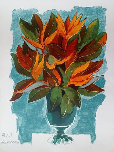 Untitled van Oswaldo Guayasamín, Afdruk te koop op Singulart