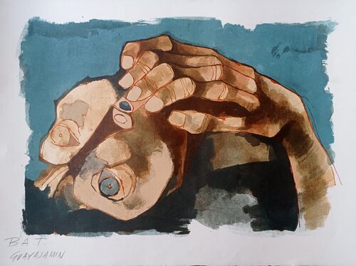 Untitled van Oswaldo Guayasamín, Afdruk te koop op Singulart