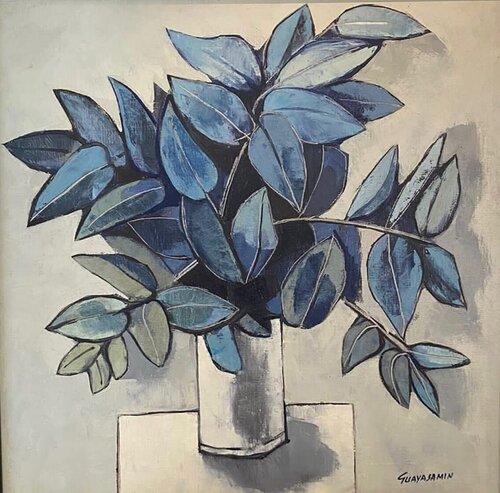 Hojas del Eucalipto van Oswaldo Guayasamín, Schilderij te koop op Singulart