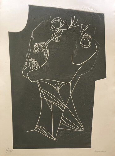 El grito 3 - Variante van Oswaldo Guayasamín, Afdruk te koop op Singulart