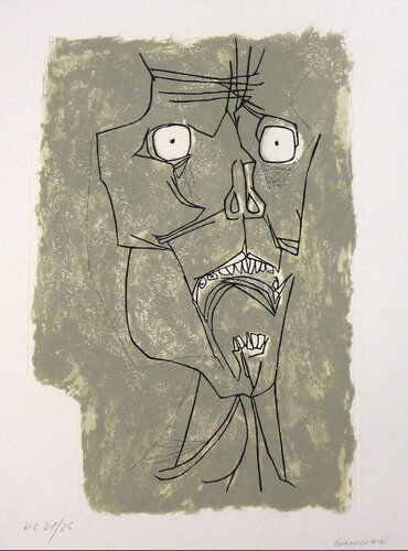 El grito 2 van Oswaldo Guayasamín, Afdruk te koop op Singulart