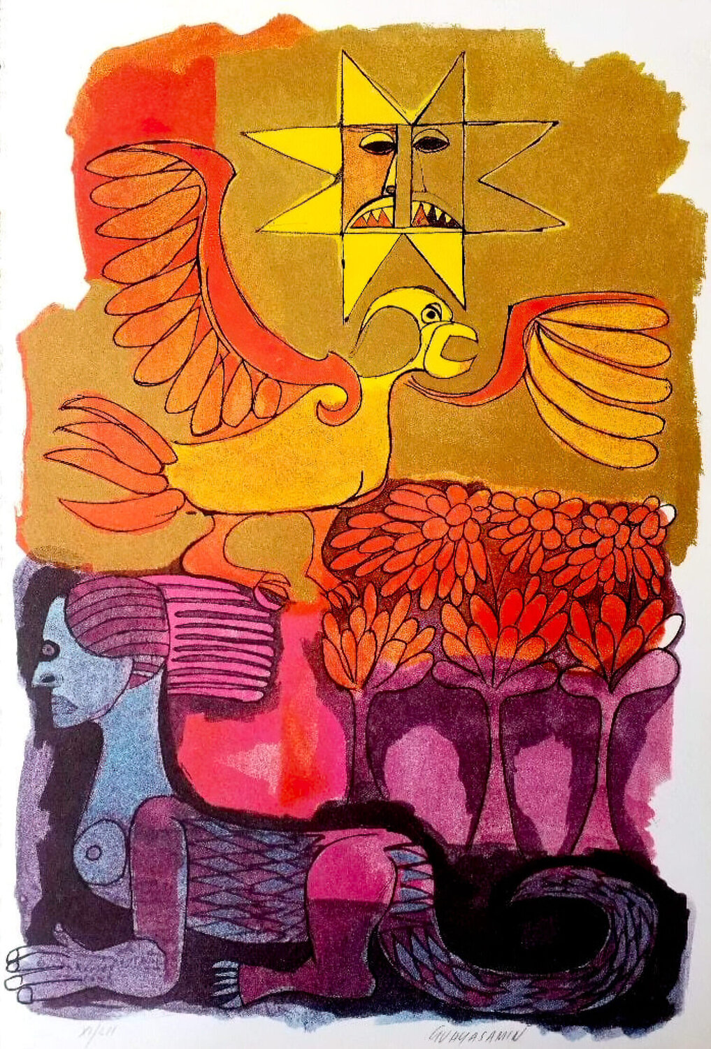 DE ORBE NOVO DECADES L15 Oswaldo Guayasamín Druck zu verkaufen