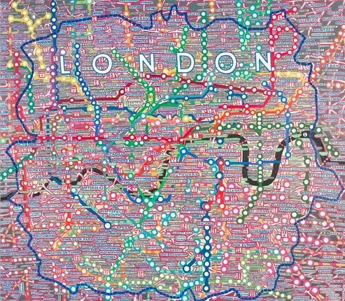 London by Paula Scher, 인쇄 for Sale on Singulart