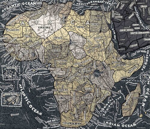 Africa by Paula Scher, 인쇄 for Sale on Singulart