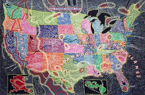 U.S.A. Extreme Weather by Paula Scher, 기타 매체 for Sale on Singulart