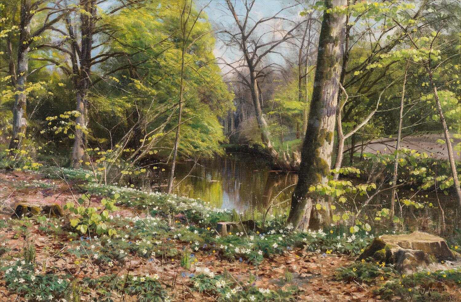 Blooming Anemones Peder Mørk Mønsted