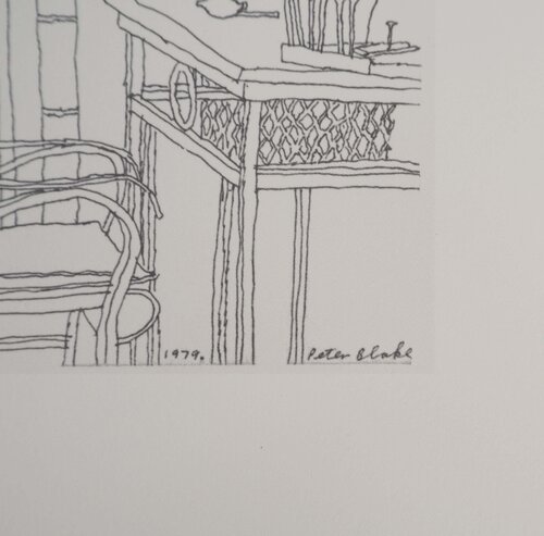 A la Barbade : l'atelier végétal van Peter Blake, Afdruk te koop op Singulart