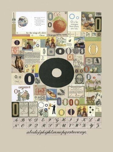 Alphabet : The letter O van Peter Blake, Afdruk te koop op Singulart