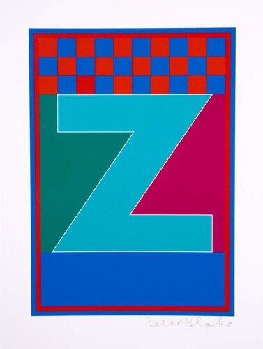 Dazzle Alphabet Z van Peter Blake, Afdruk te koop op Singulart