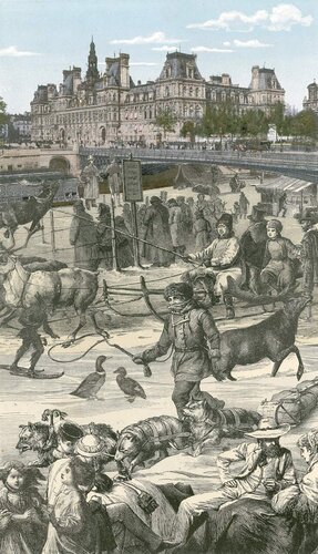 Paris The Day the Seine Froze Over van Peter Blake, Afdruk te koop op Singulart
