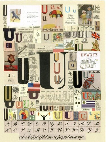 Alphabet : The Letter U van Peter Blake, Afdruk te koop op Singulart