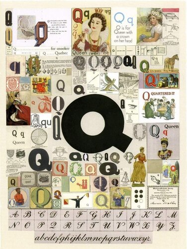 Alphabet : The Letter Q van Peter Blake, Afdruk te koop op Singulart