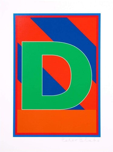 Dazzle Alphabet - D di Peter Blake, Stampa in vendita su Singulart