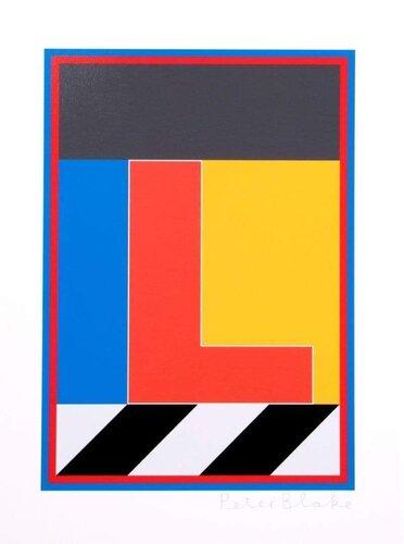 Dazzle Alphabet L di Peter Blake, Stampa in vendita su Singulart
