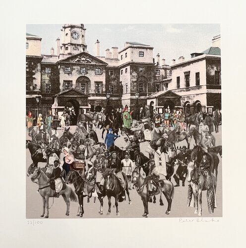 Horse Guards Parade Horses and Horsemen di Peter Blake, Stampa in vendita su Singulart