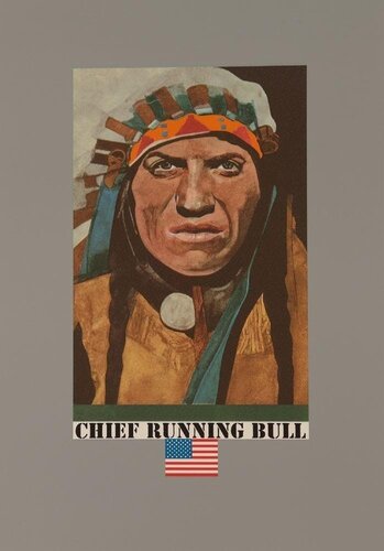 Chief Running Bull di Peter Blake, Stampa in vendita su Singulart