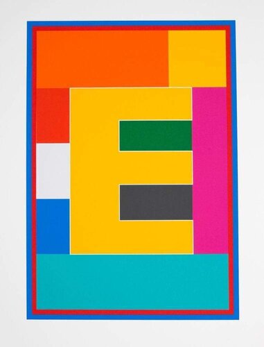 Dazzle Alphabet E di Peter Blake, Stampa in vendita su Singulart