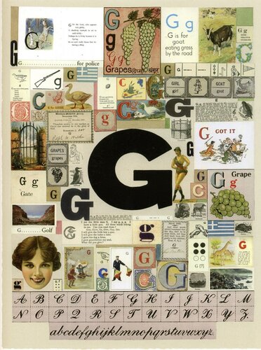 Alphabet: The Letter G di Peter Blake, Stampa in vendita su Singulart
