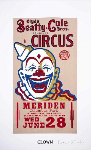 Reclaimed Icons, Clown di Peter Blake, Stampa in vendita su Singulart